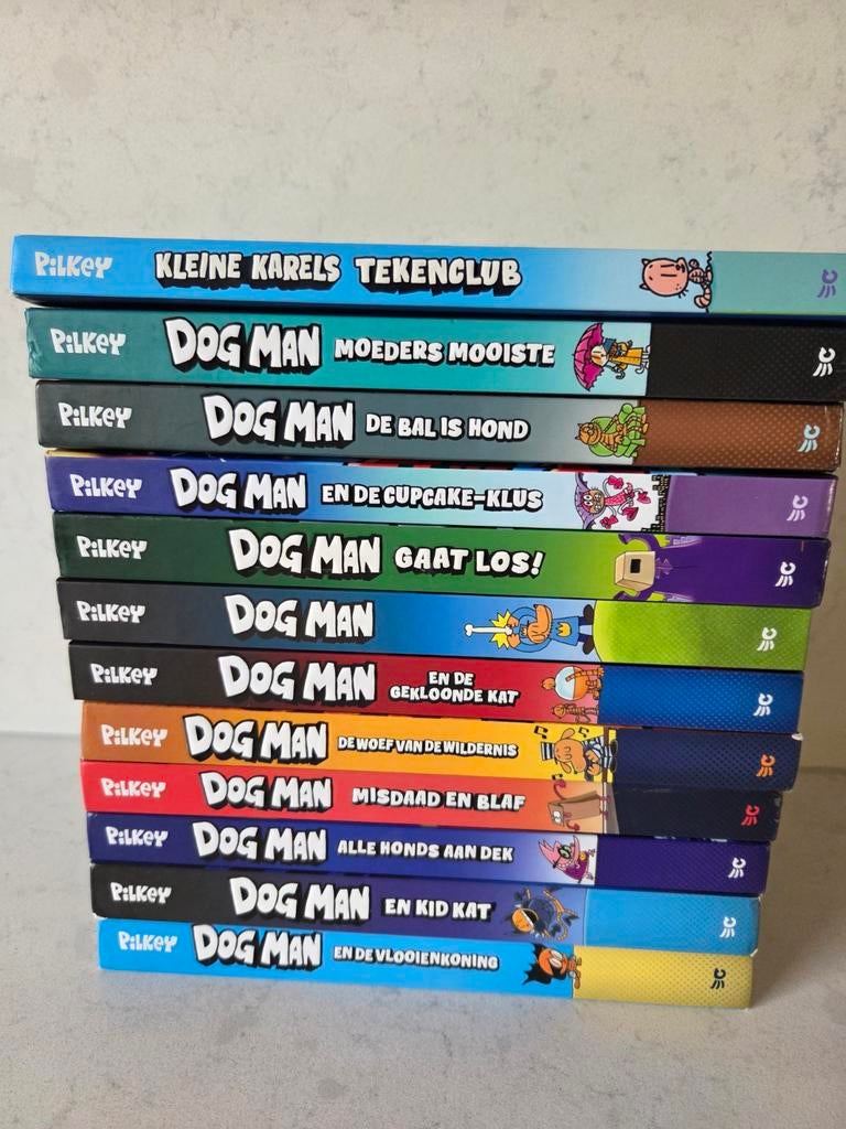 11x Dogman + 1x Kleine Karels tekenclub, Ophalen of Verzenden, Zo goed als nieuw