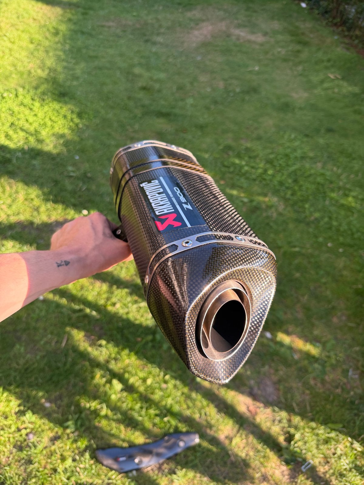 Akrapovic Z900 demper met nieuwe pakking set, Ophalen of Verzenden, Gebruikt