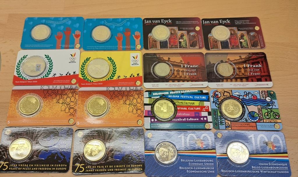 België coincards, Ophalen of Verzenden