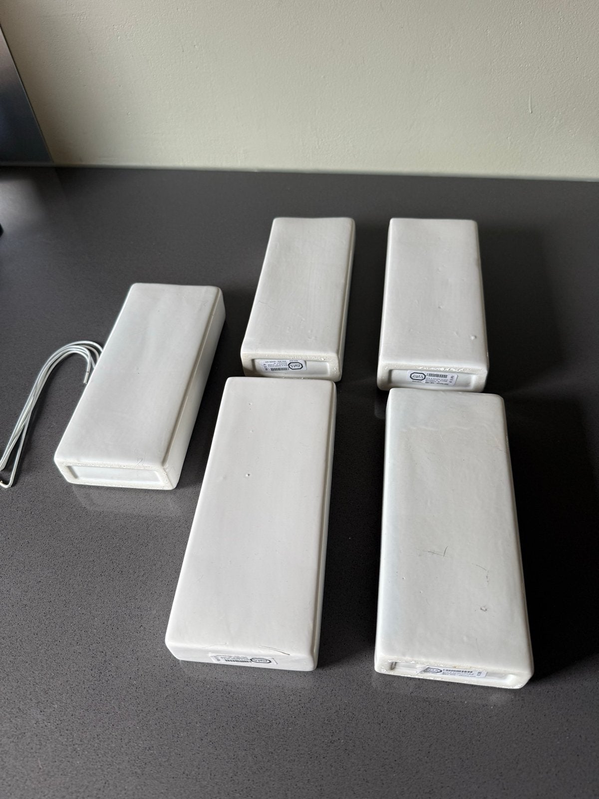 Dille&Kamille Keramische Radiator luchtbevochtiger (5stuks), Ophalen, Zo goed als nieuw, Modern, Wit