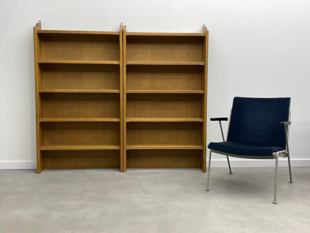 Vintage Scandinavische Boekenkasten, Huis en Inrichting, Ophalen, Minder dan 50 cm, 125 cm of meer, Zo goed als nieuw