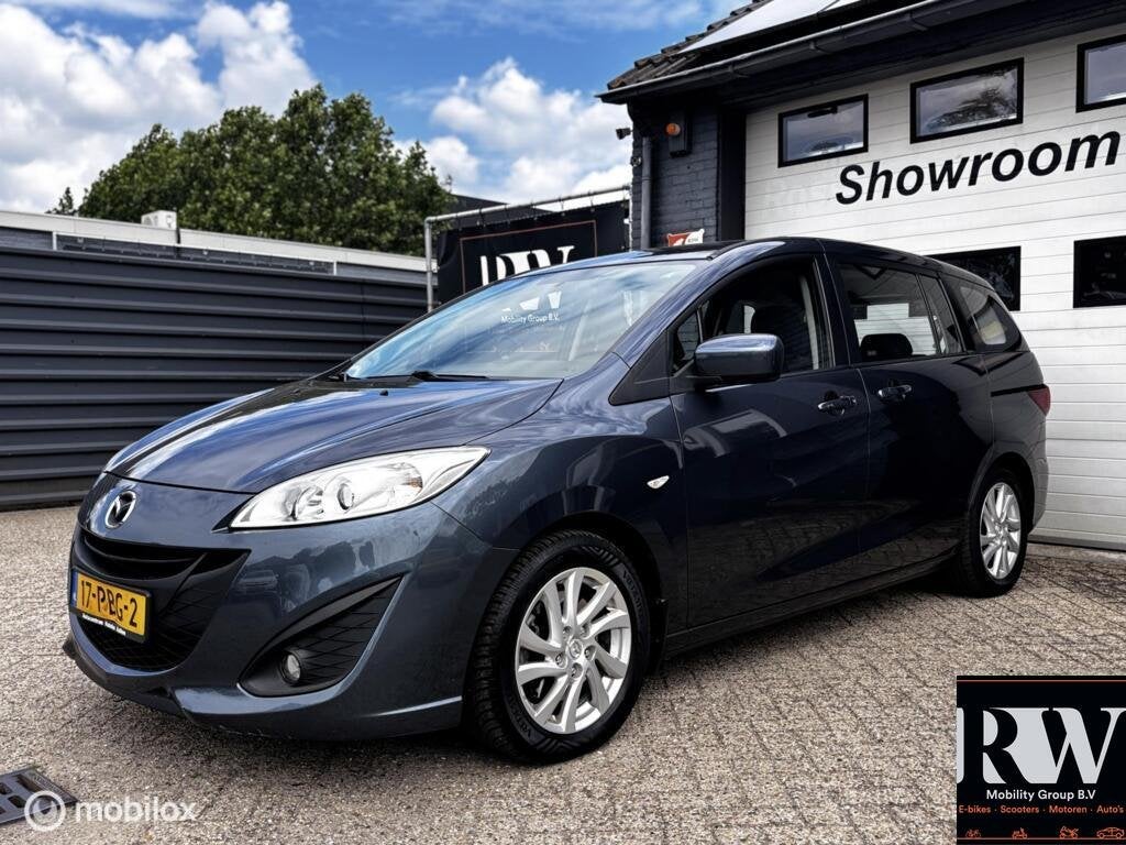 Mazda 5 1.8 Business * 7 Persoons * NIEUWE APK*AIRCO*, Voorwielaandrijving, Euro 5, Gebruikt, 1370 kg