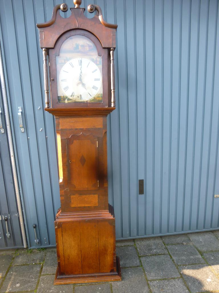 antiek staande klok engels 216 cm hoog opknapper 60 euro, Antiek en Kunst, Antiek | Klokken, Ophalen