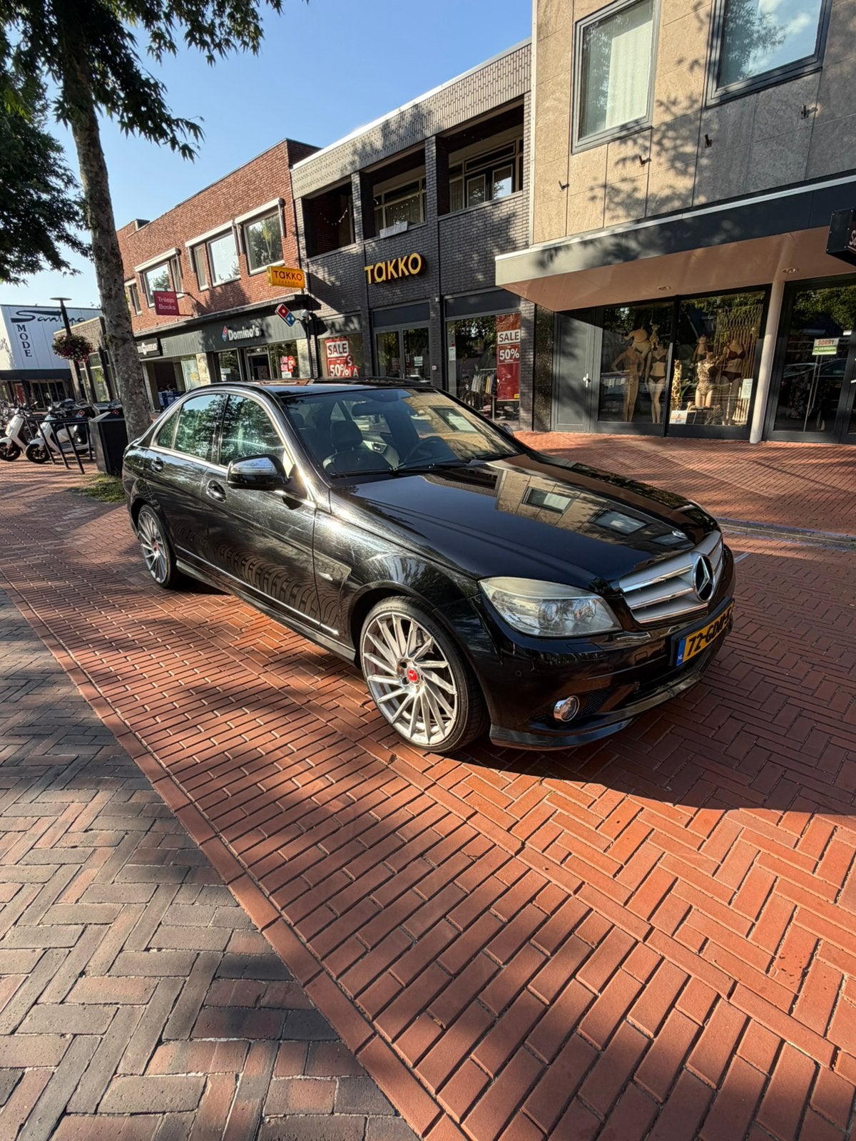 Mercedes-Benz C-Klasse 3.0 C280 Sedan 2008 Zwart, Auto's, Mercedes-Benz, Particulier, C-Klasse, ABS, Airbags, Airconditioning