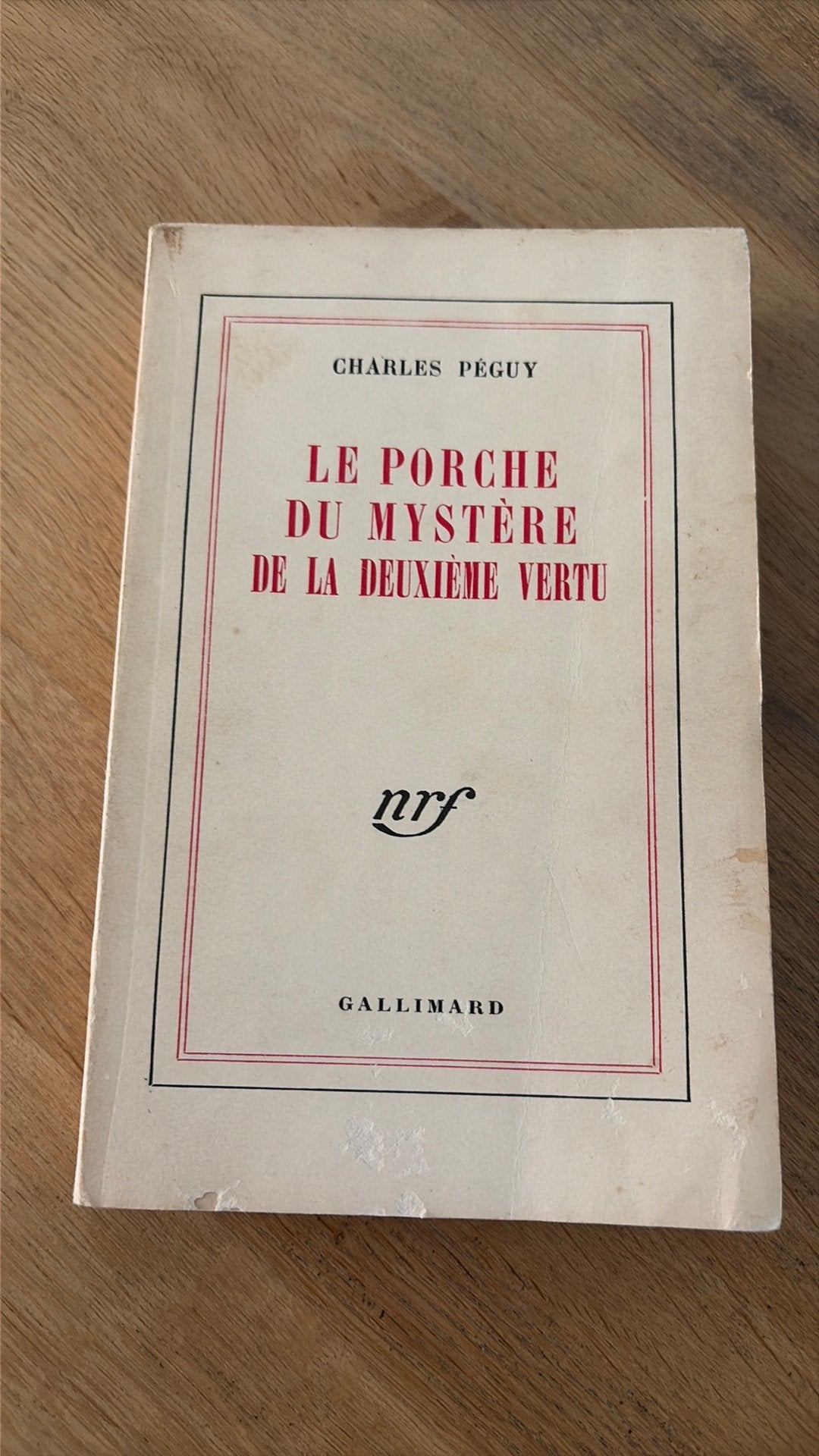 Le Porsche Du Mystère de la Deuxième Vertu - Charles Péguy, Ophalen of Verzenden, Gelezen, Europa overig