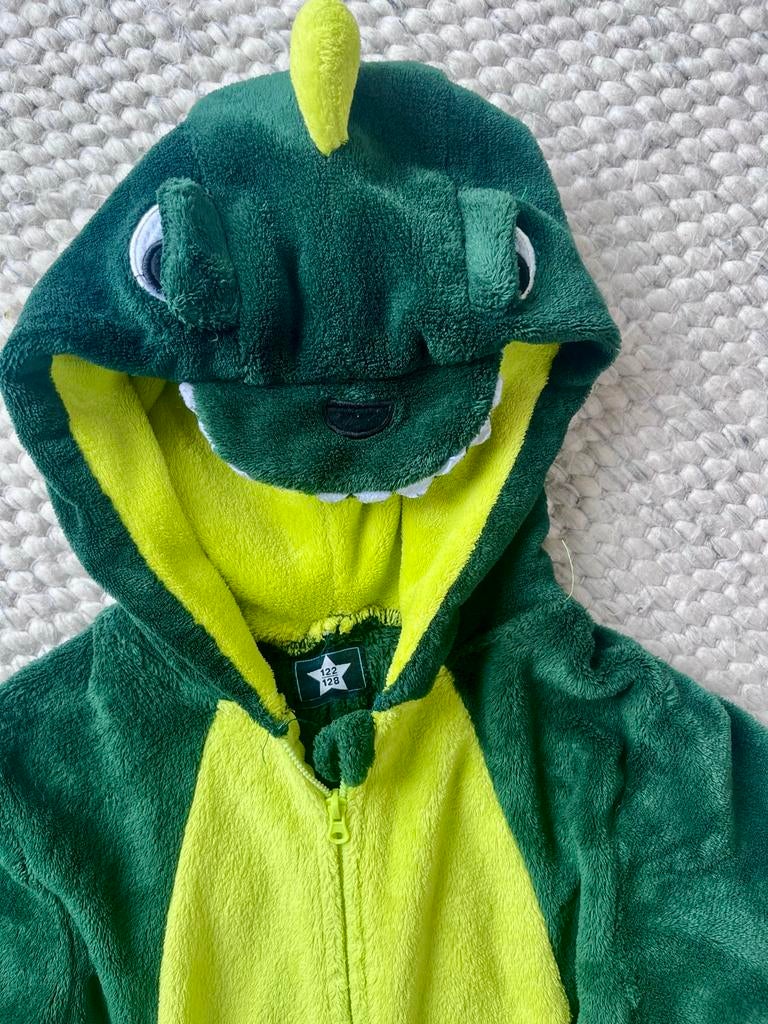 Dino onesie maat 122/128, Ophalen of Verzenden, Gebruikt, Jongen of Meisje, Overige typen