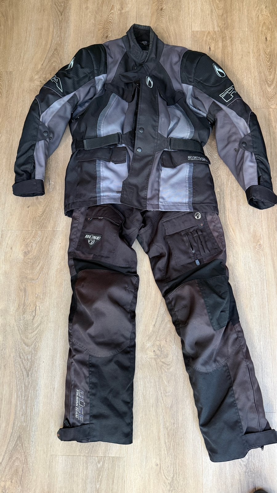 Motorpak textiel (jas en broek) maat XL Richa/Buse, Ophalen, Tweedehands, Heren, Combipak