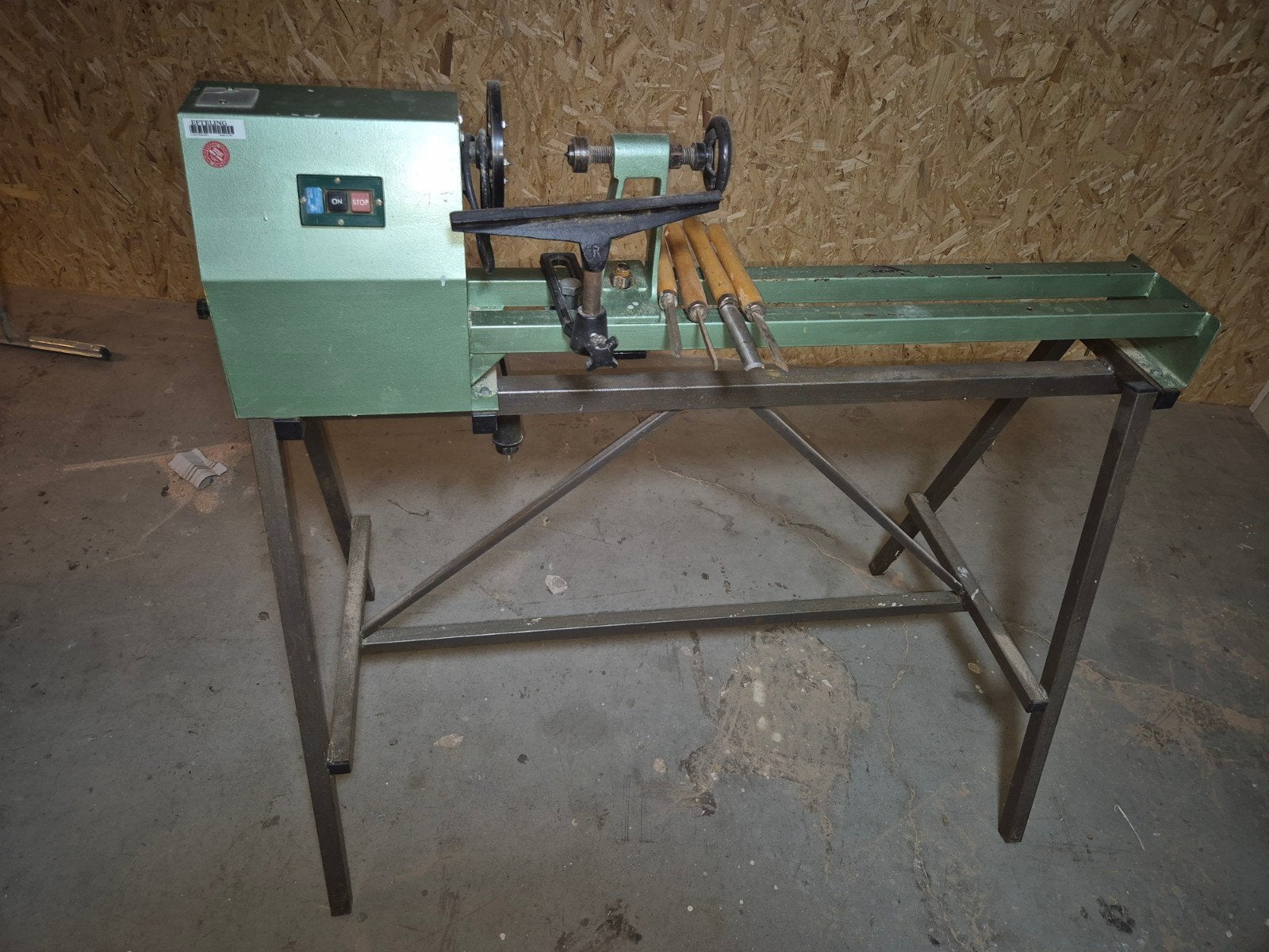 Houten draaibank met onderstel, Ophalen, Gebruikt, Houtdraaibank
