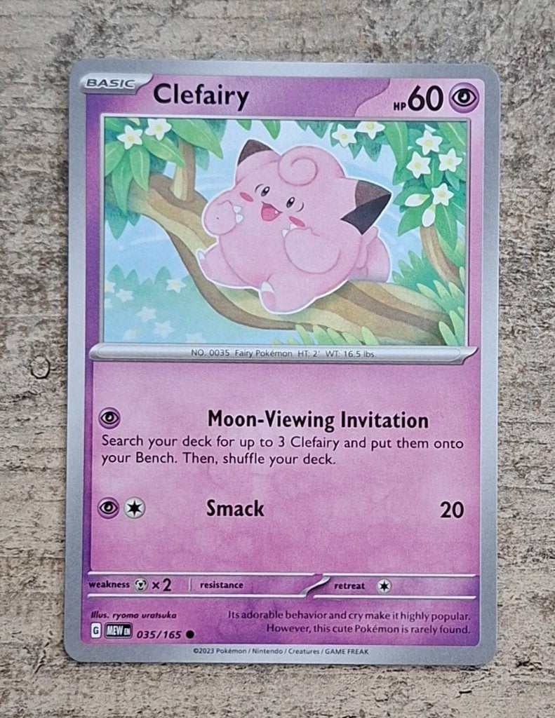 Clefairy 035/165 - Pokémon 151, Verzenden, Zo goed als nieuw, Losse kaart