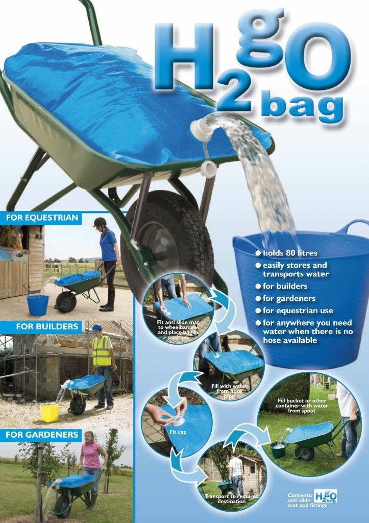 H2go Bag 80 liter waterzak voor kruiwagen – Paard Tuin Bouw, Verzenden, Nieuw, Overige soorten