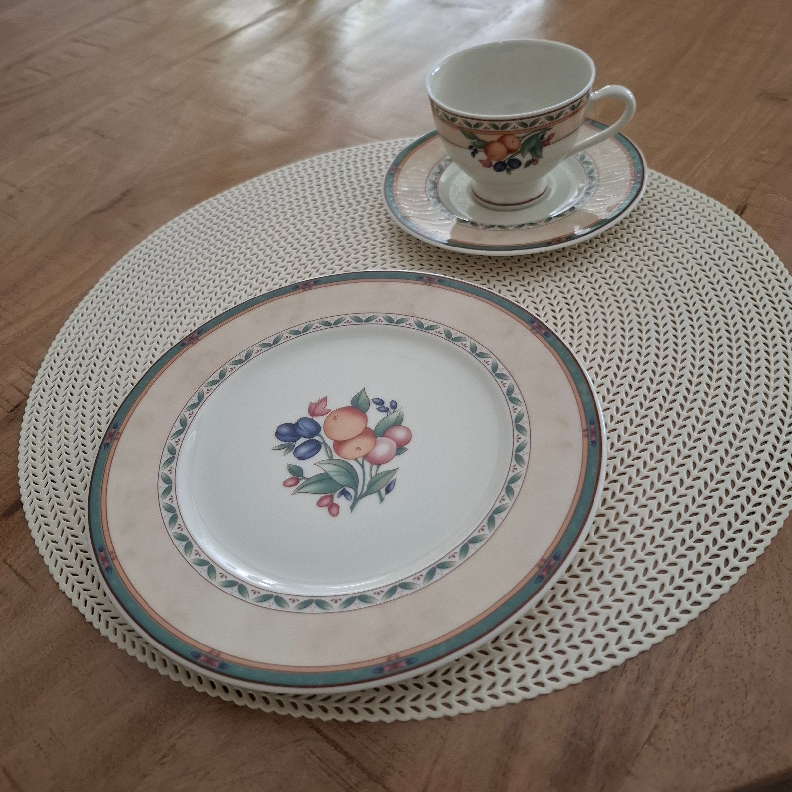 Eet-servies., Ophalen