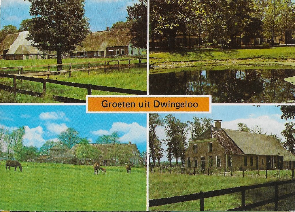Dwingeloo gelopen ansichtkaart ( 1430 ), Ophalen of Verzenden, 1980 tot heden, Gelopen