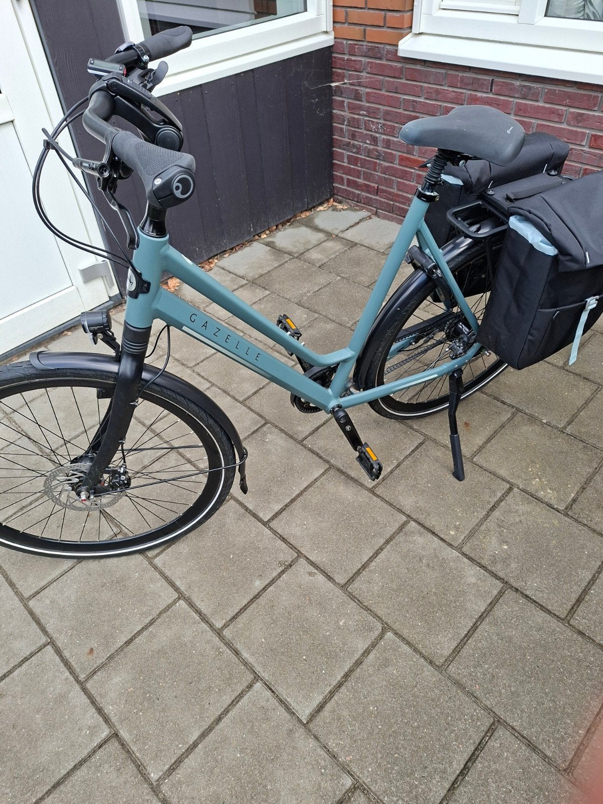 Gazelle C8 Chamonix Damesfiets 61 cm, Fietsen en Brommers, Fietsen | Dames | Damesfietsen, Versnellingen, Zo goed als nieuw, Schijfrem