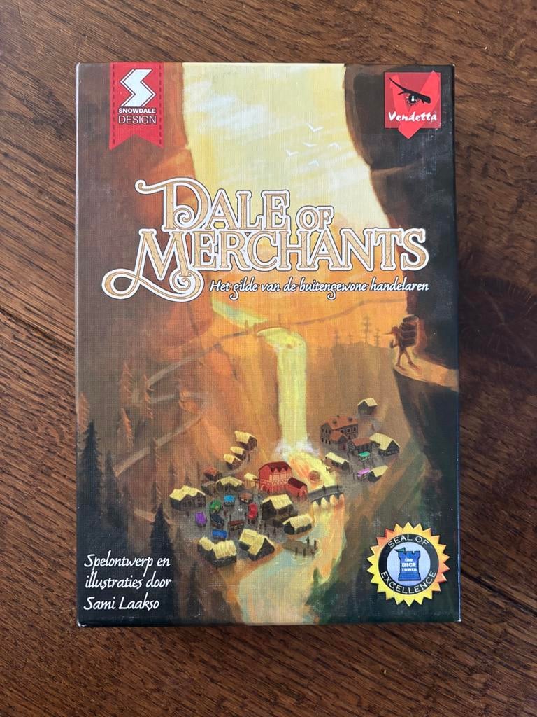 Spel Dale of Merchants (Nederlandse versie), Hobby en Vrije tijd, Gezelschapsspellen | Kaartspellen, Ophalen of Verzenden, Zo goed als nieuw