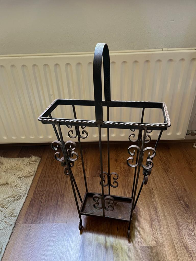 Vintage Smeedijzeren Paraplubak - Rustiek Design, Ophalen, Gebruikt, Metaal