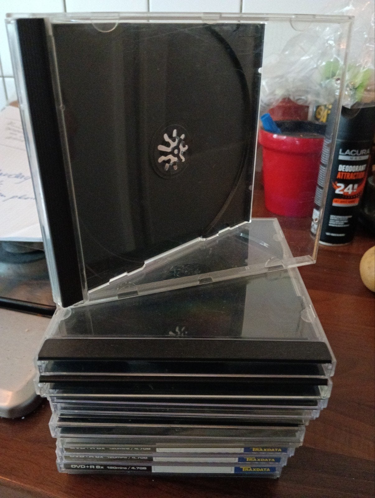 12 stuks CD/DVD hoesjes - Traxdata, Ophalen of Verzenden, Gebruikt