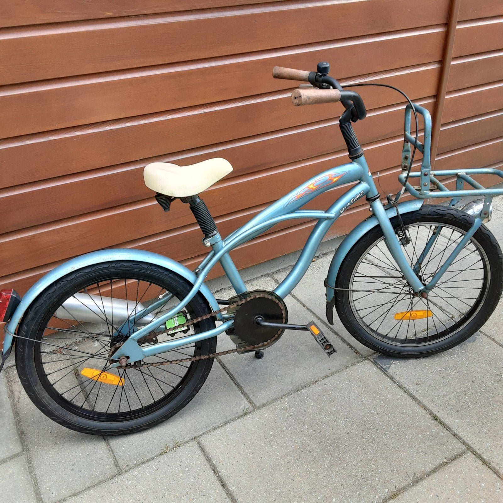 kinderfietsje Popal Black Fighter 20 inch, Minder dan 47 cm, Ophalen, Gebruikt, Staal