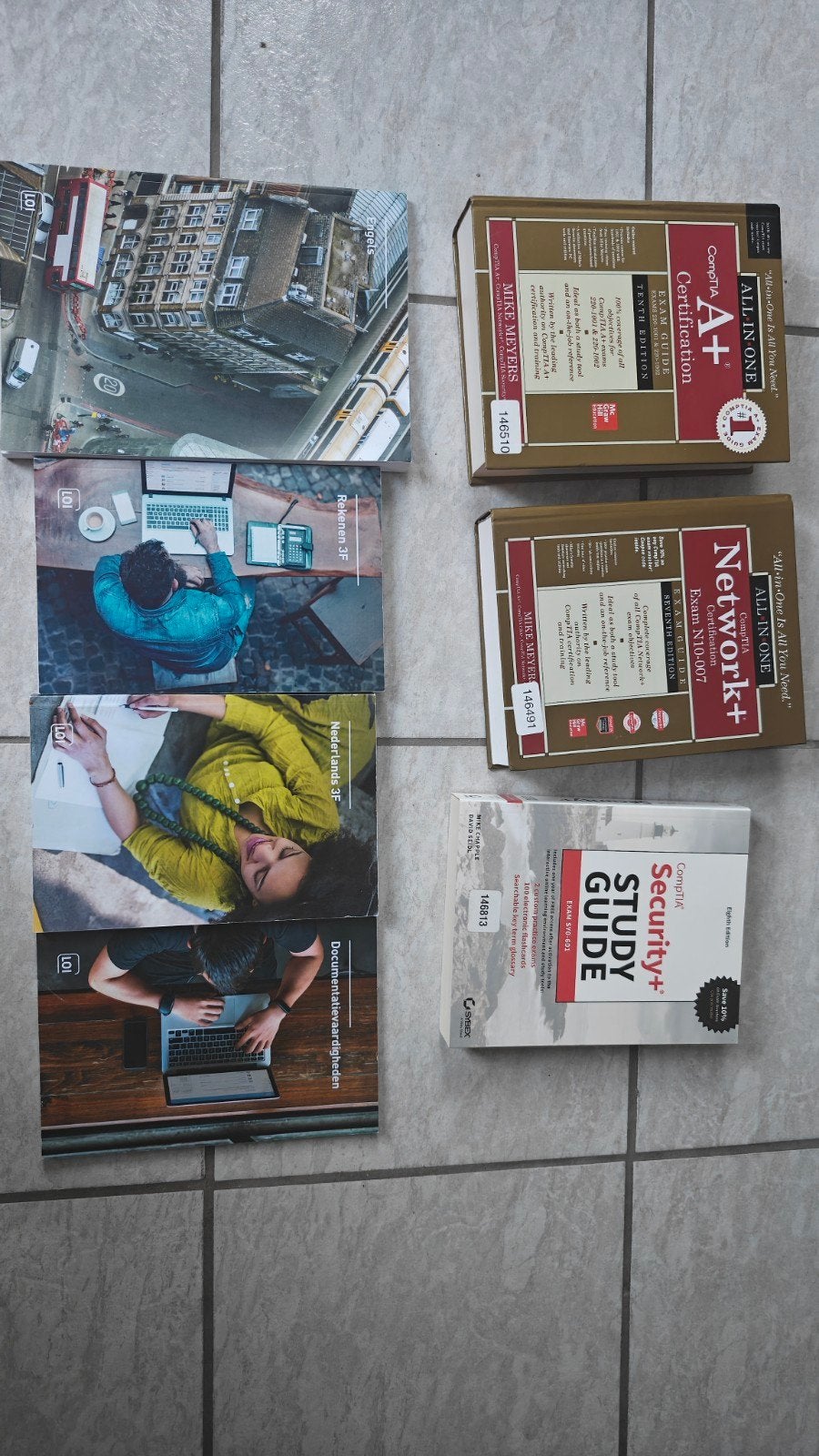 Diverse studieboeken: CompTIA, LOI en meer, Ophalen of Verzenden, Zo goed als nieuw, MBO, Mike Meyers, David Seidl, LOI
