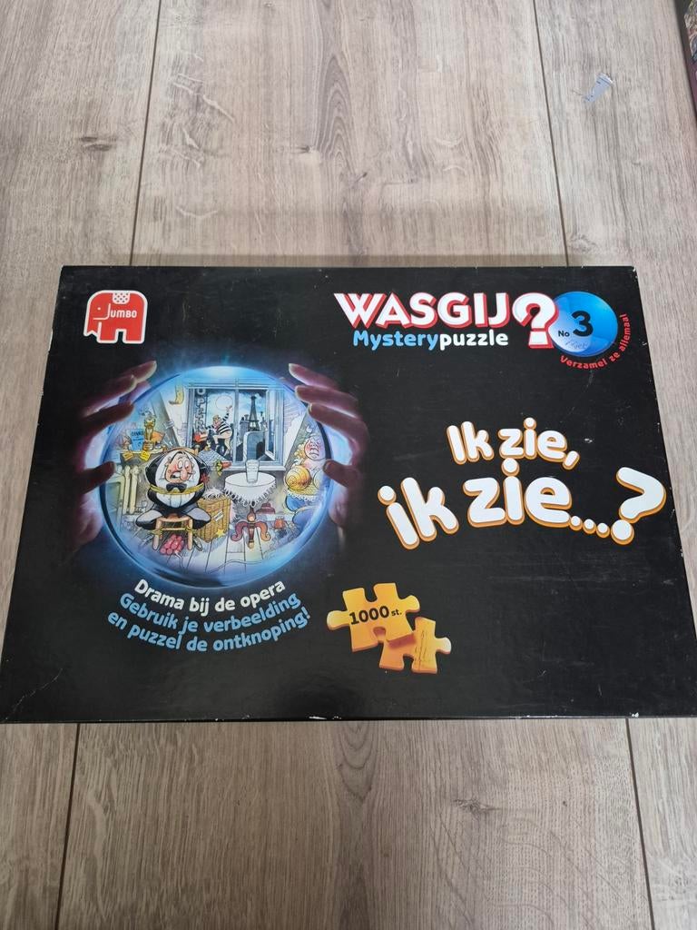 Wasgij mystery puzzle, Ophalen, 500 t/m 1500 stukjes, Gebruikt, Legpuzzel