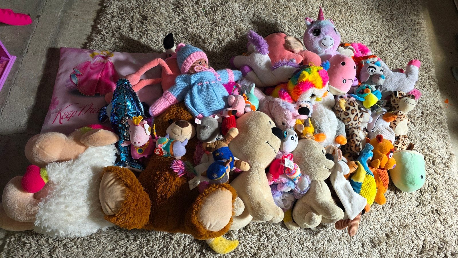 Knuffels, Kinderen en Baby's, Speelgoed | Knuffels en Pluche, Ophalen of Verzenden, Zo goed als nieuw, Overige typen