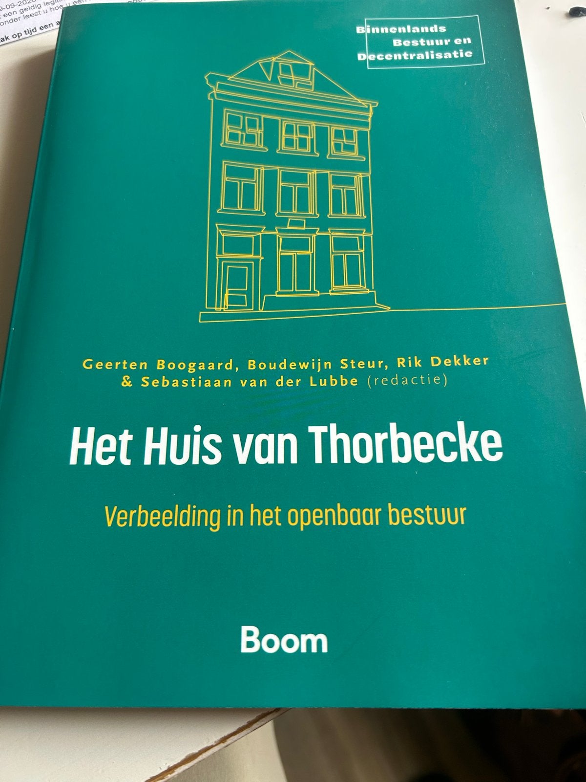 Het Huis van Thorbecke - Binnenlands Bestuur, Ophalen of Verzenden, Gamma, Zo goed als nieuw, HBO
