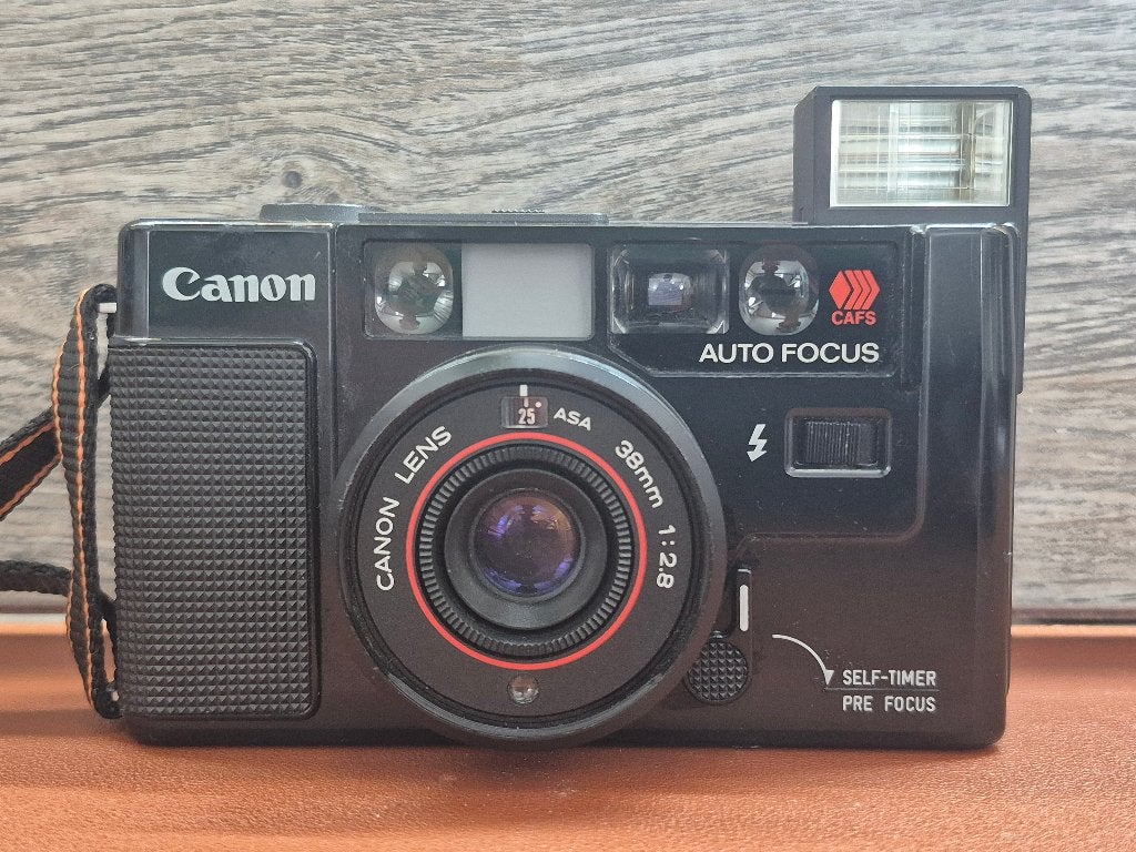 Canon AF35M, Audio, Tv en Foto, Fotocamera's Analoog, Ophalen of Verzenden, Gebruikt, Compact, Canon