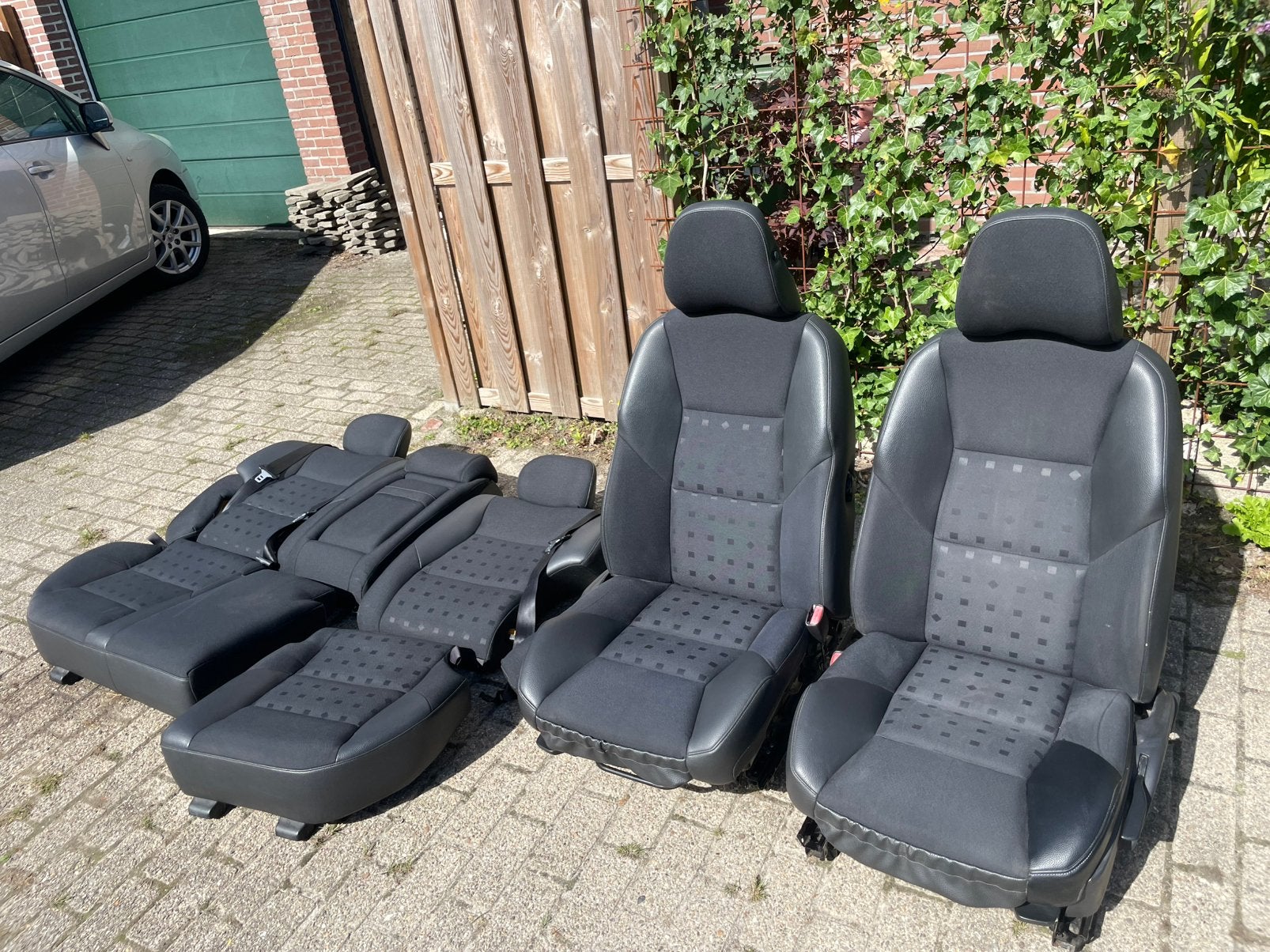 Bekledingset Volvo V70 II zwart half-leder 2005-2007, Ophalen, Gebruikt, Volvo