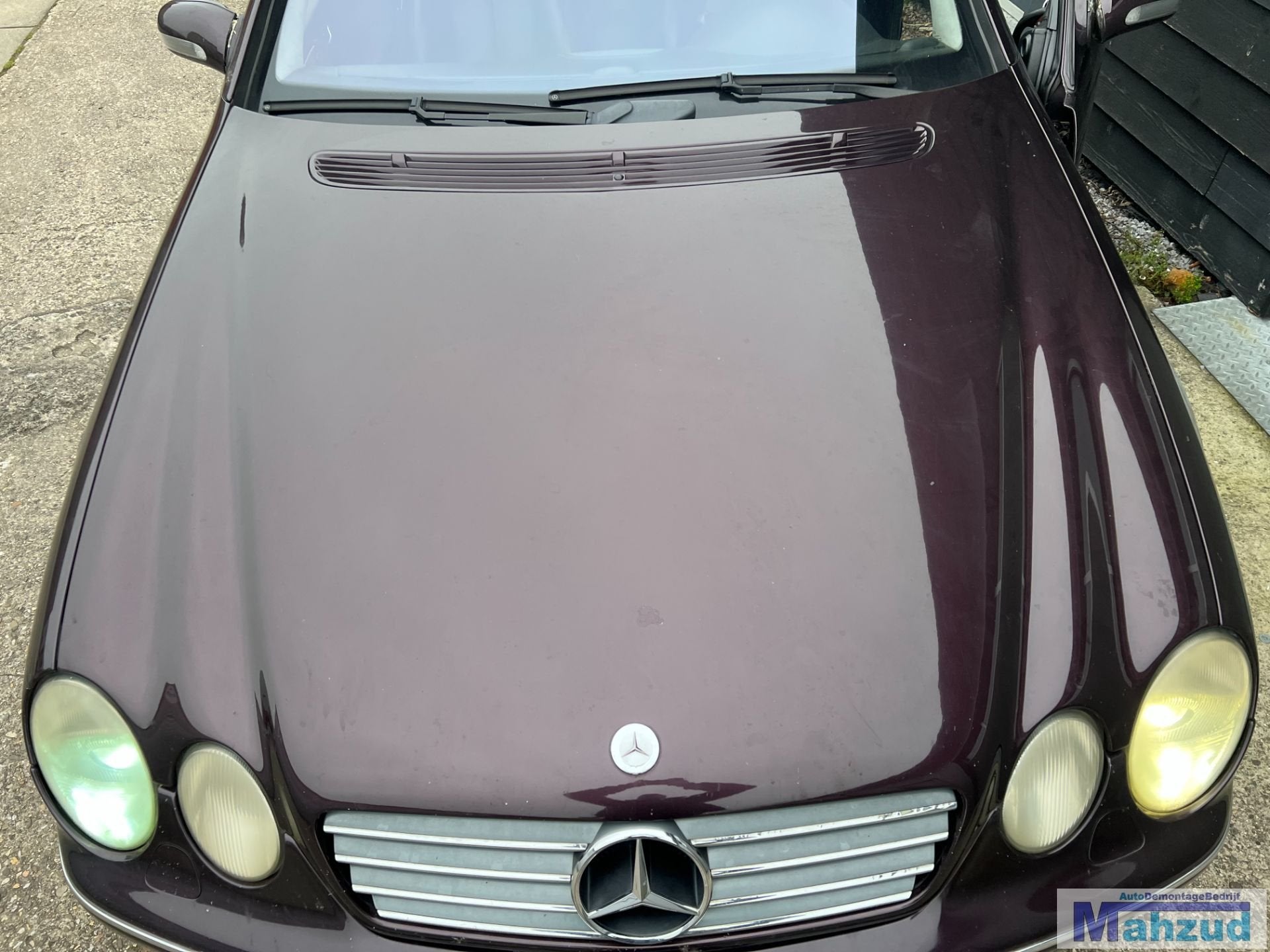 MERCEDES CL (215) Paars 182 motorkap grille 1999-2005, Gebruikt, Mercedes-Benz AG, Mercedes-Benz, Ophalen of Verzenden