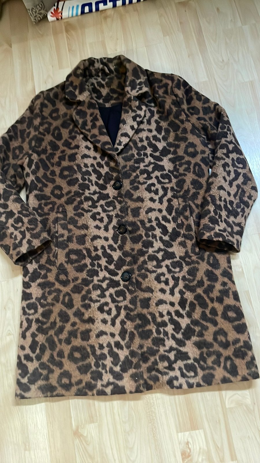 Zgan panterprint jas maat L, Kleding | Dames, Ophalen of Verzenden, Zo goed als nieuw, Maat 42/44 (L), Bruin