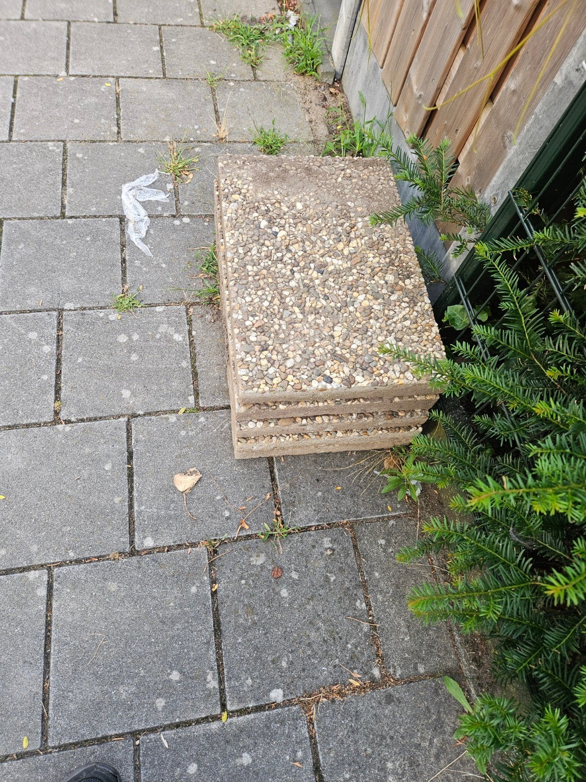 5 griend tegels 60x40, Ophalen, Gebruikt, Minder dan 5 m², Beton