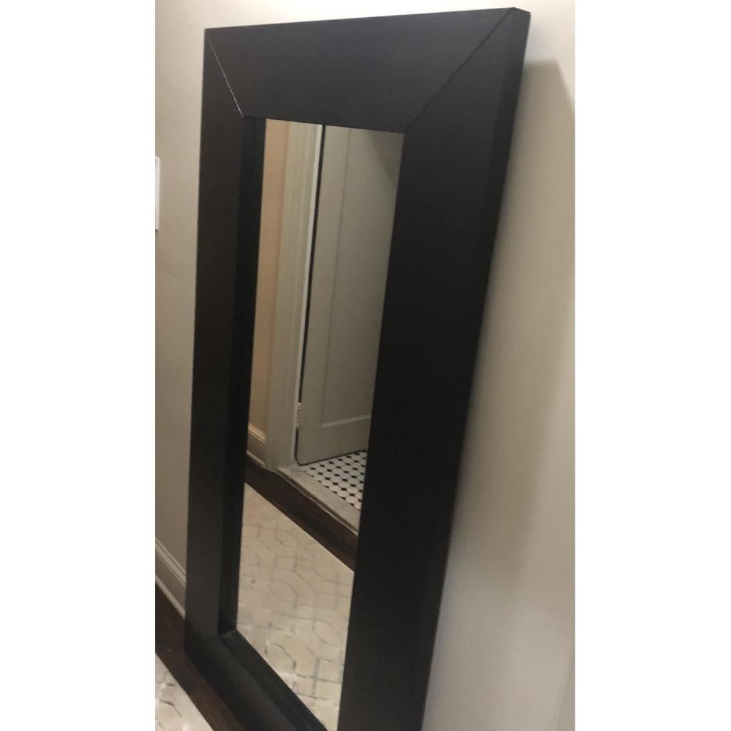IKEA MONGSTAD Spiegel - Zwartbruin, Groot Formaat, Ophalen, 200 cm of meer, Zo goed als nieuw, 75 tot 100 cm