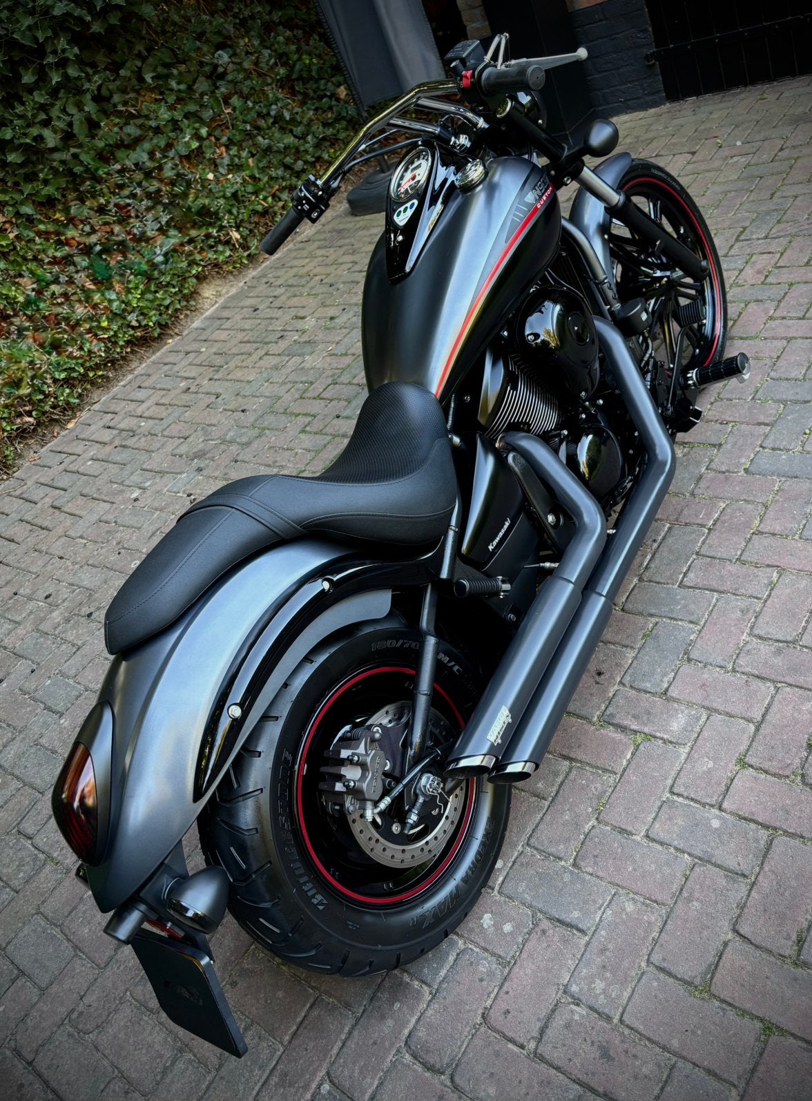 Zeer mooie Kawasaki VN900 VN 900 Custom 2014, Motoren, 2 cilinders, Sportuitlaat, Occasion, Bedrijf