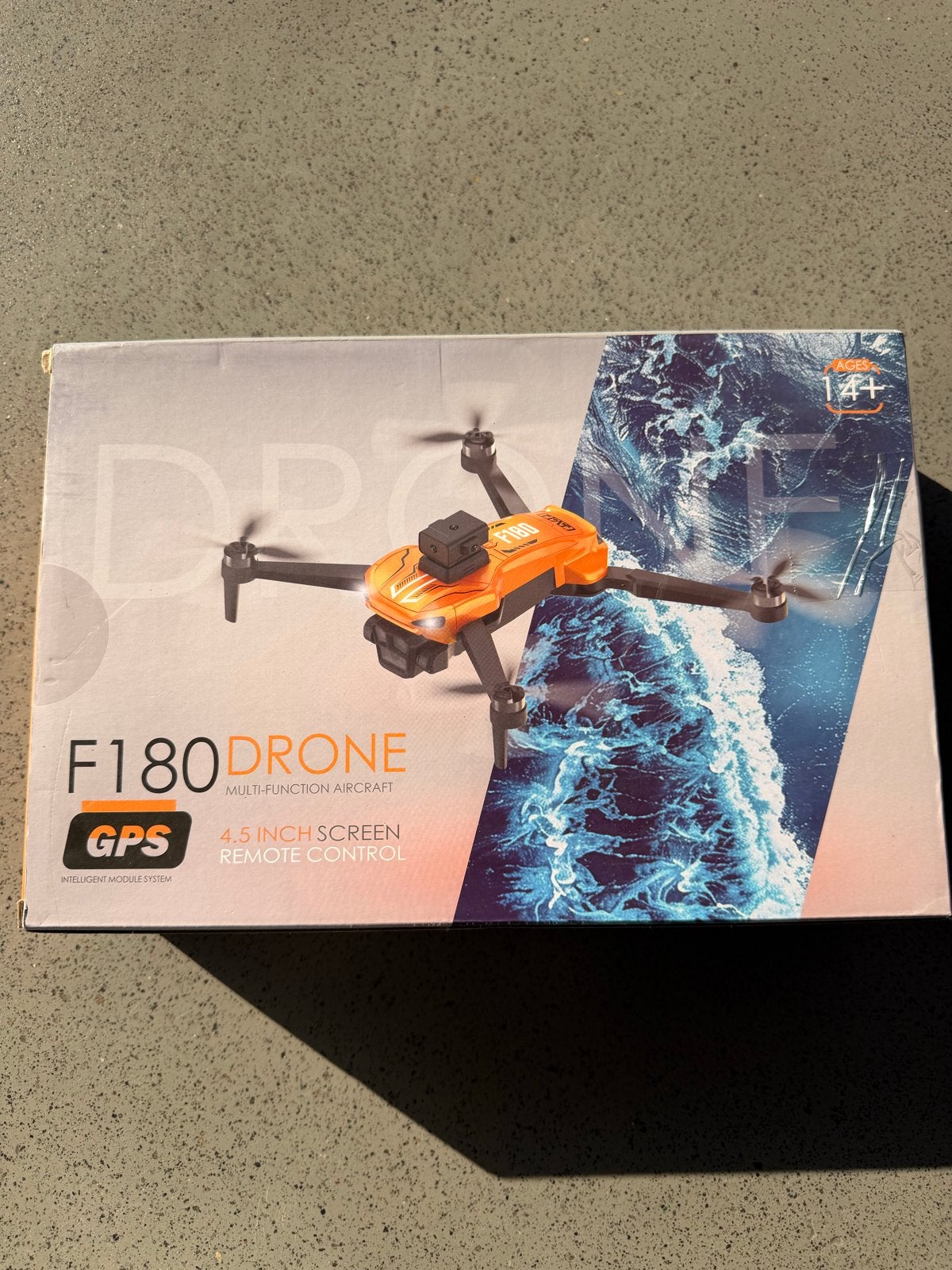 Gloednieuw F180 Drone met GPS, Cameradrone, 100 tot 1000 meter, Overige merken, Nieuw
