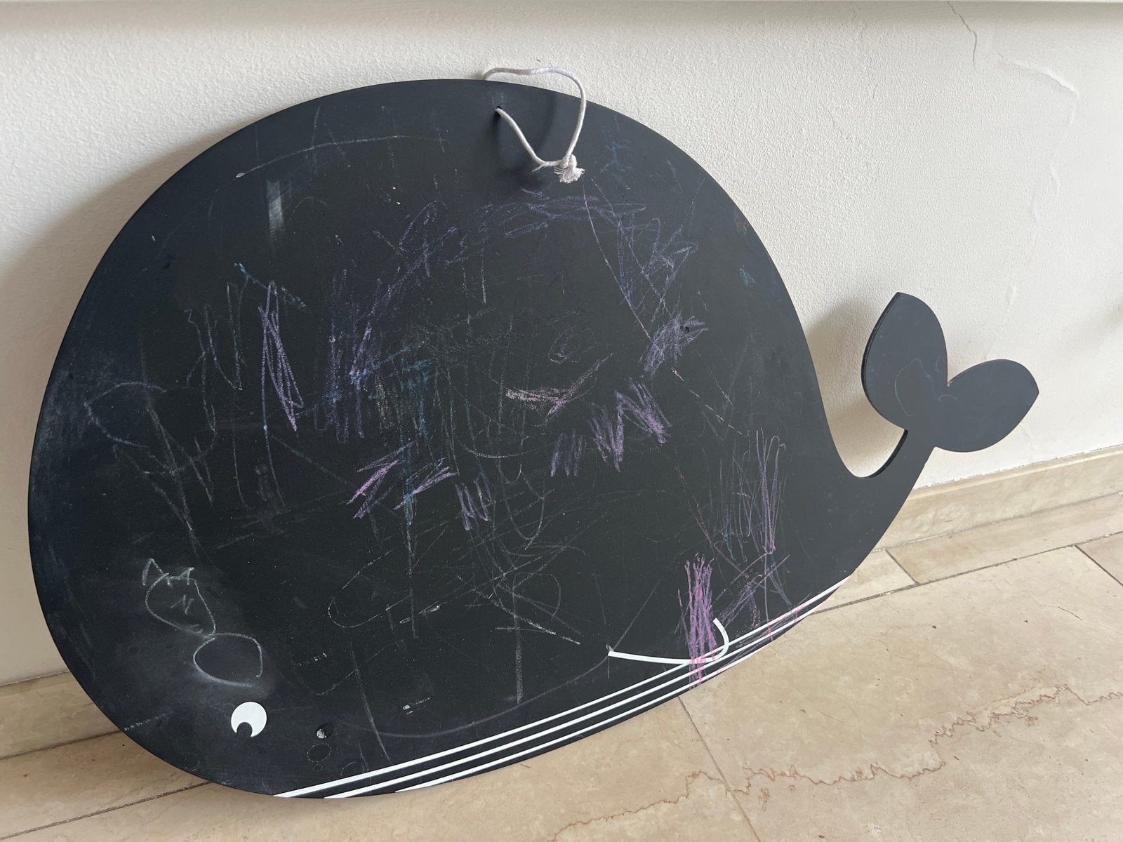 Walvis krijtbord voor kinderen, Ophalen, Gebruikt
