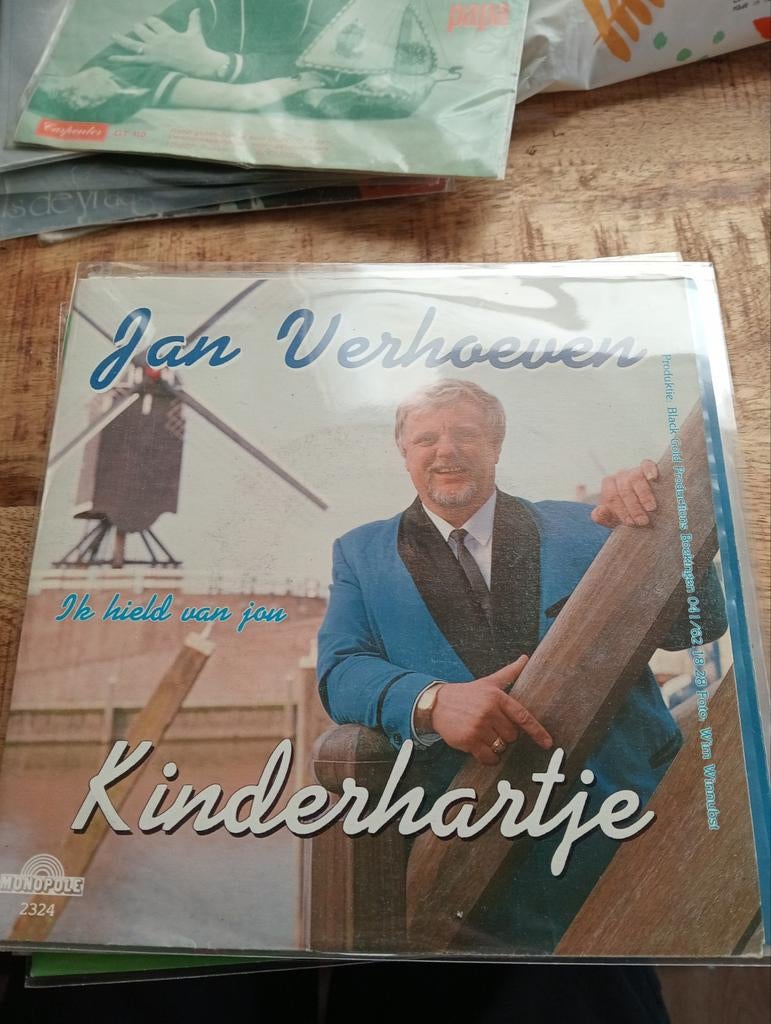 Jan Verhoeven - kinderhartje, Ophalen of Verzenden, Zo goed als nieuw, Overige formaten, Levenslied of Smartlap