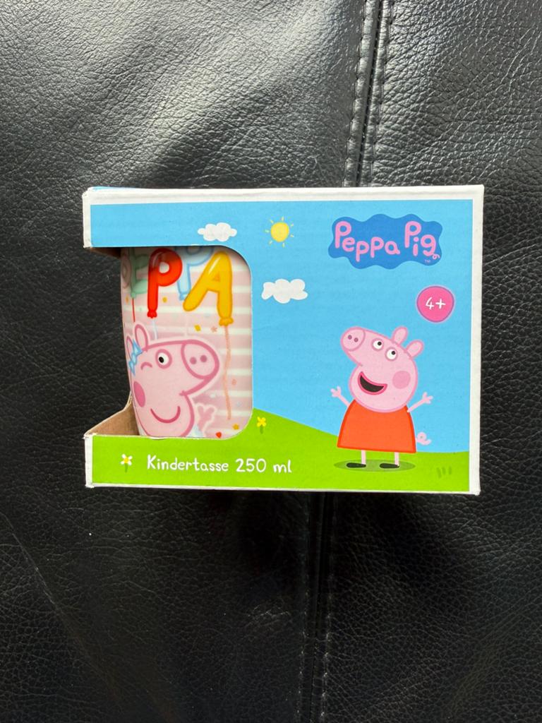 Peppa Pig Kindertasse 250 ml - Nieuw in verpakking, Ophalen, Nieuw