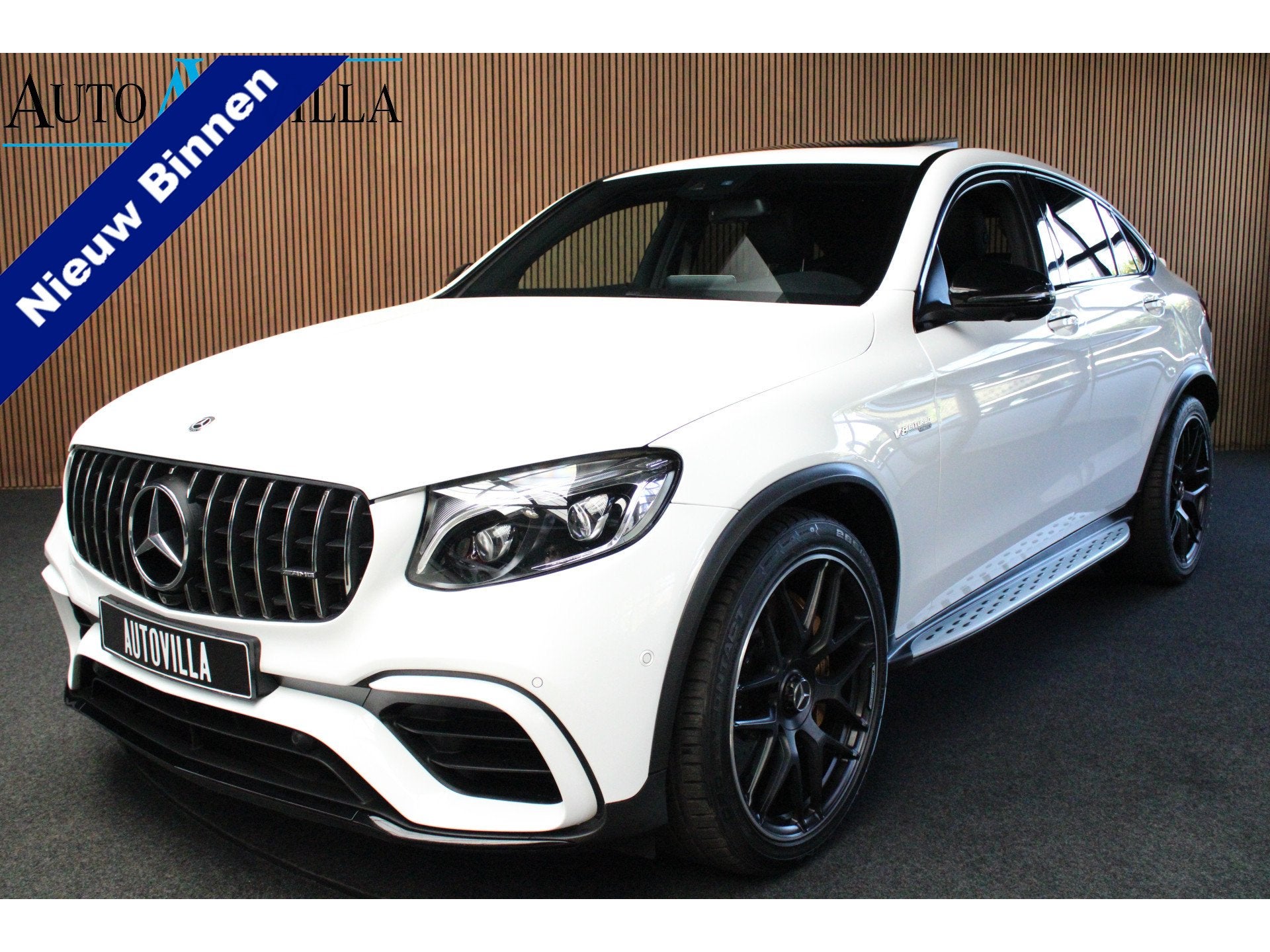 Mercedes-Benz GLC Coupé AMG 63 S 4M+ Ceramic Burmester 360, Automaat, Gebruikt, 510 pk, Wit