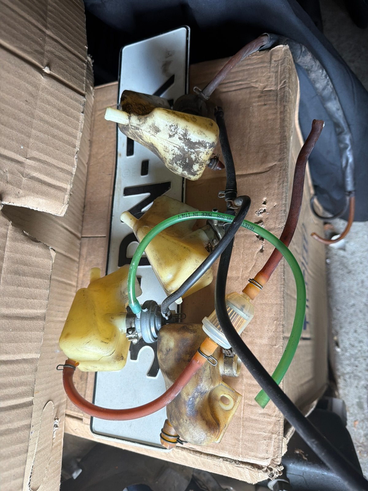 Gilera Runner 50/125/180/200cc reservetank, Ophalen of Verzenden, Gebruikt, Tank