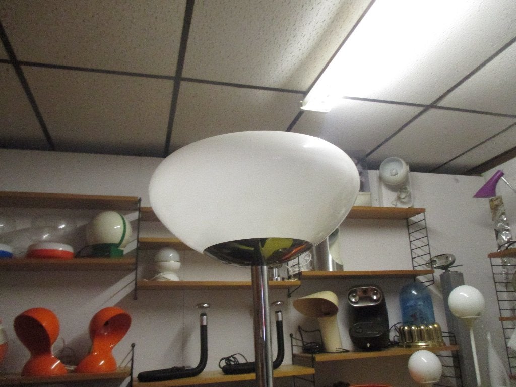 Martinelli jaren 70 Italy space age design vloerlamp retro, Huis en Inrichting, Ophalen, ?, 150 tot 200 cm, Kunststof