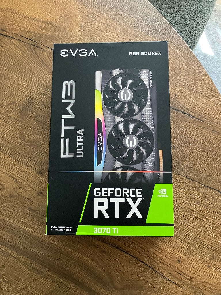 NVIDIA GeForce RTX 3070 Ti EVGA FTW3 8GB videokaart, Computers en Software, Videokaarten, Zo goed als nieuw, Nvidia, PCI-Express 4.0
