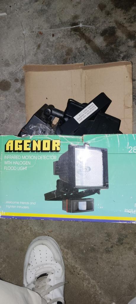 Agenor Halogeen Schijnwerper met Bewegingsmelder, Ophalen