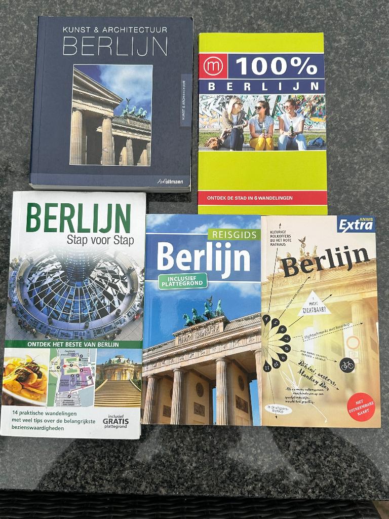 Berlijn, 5 diverse reisgidsen, Overige merken, Europa, Ophalen of Verzenden, Zo goed als nieuw