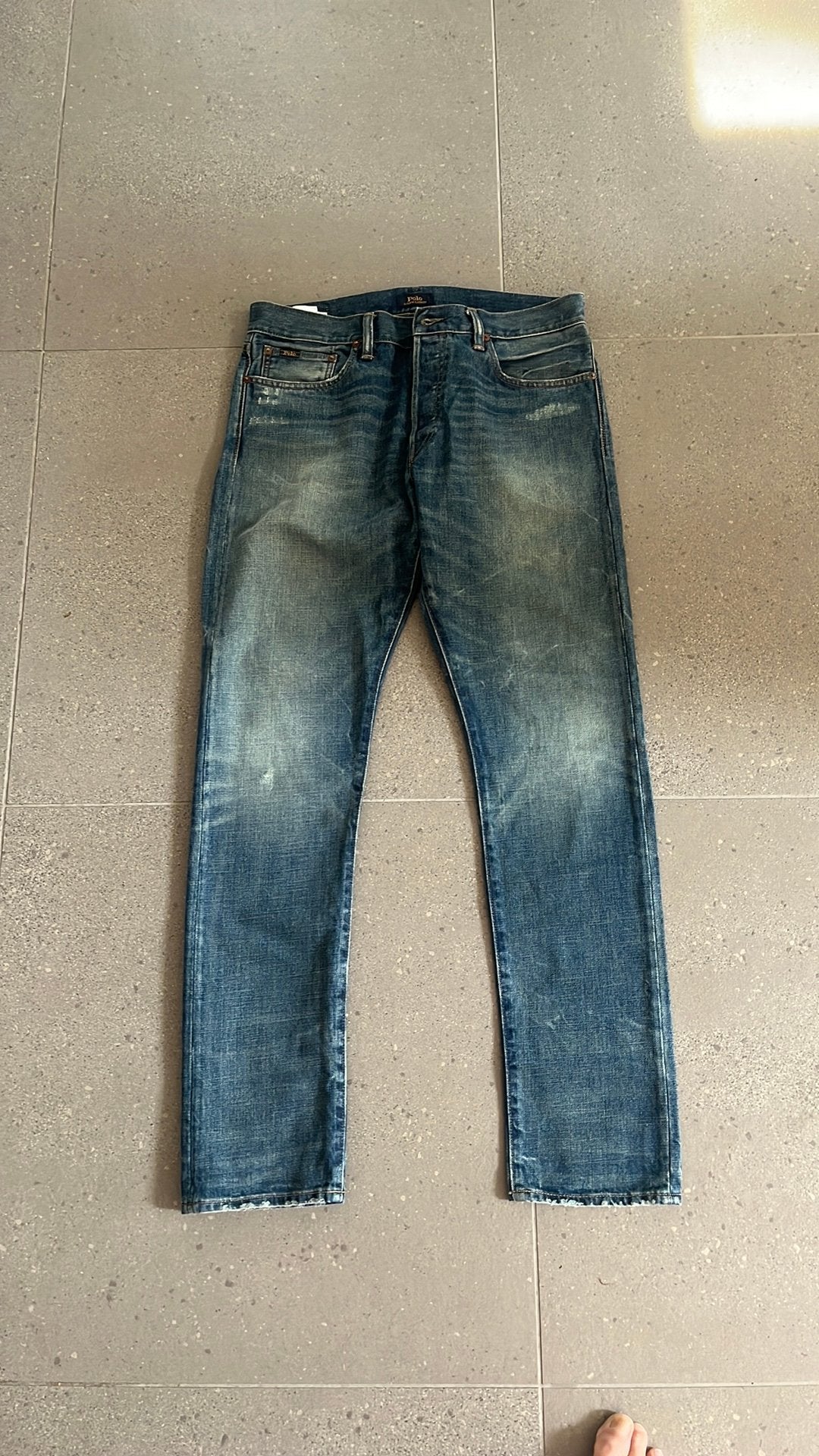 Ralph Lauren Polo jeans 33 x 34, Ophalen of Verzenden, Zo goed als nieuw, Blauw, W33 - W34 (confectie 48/50)