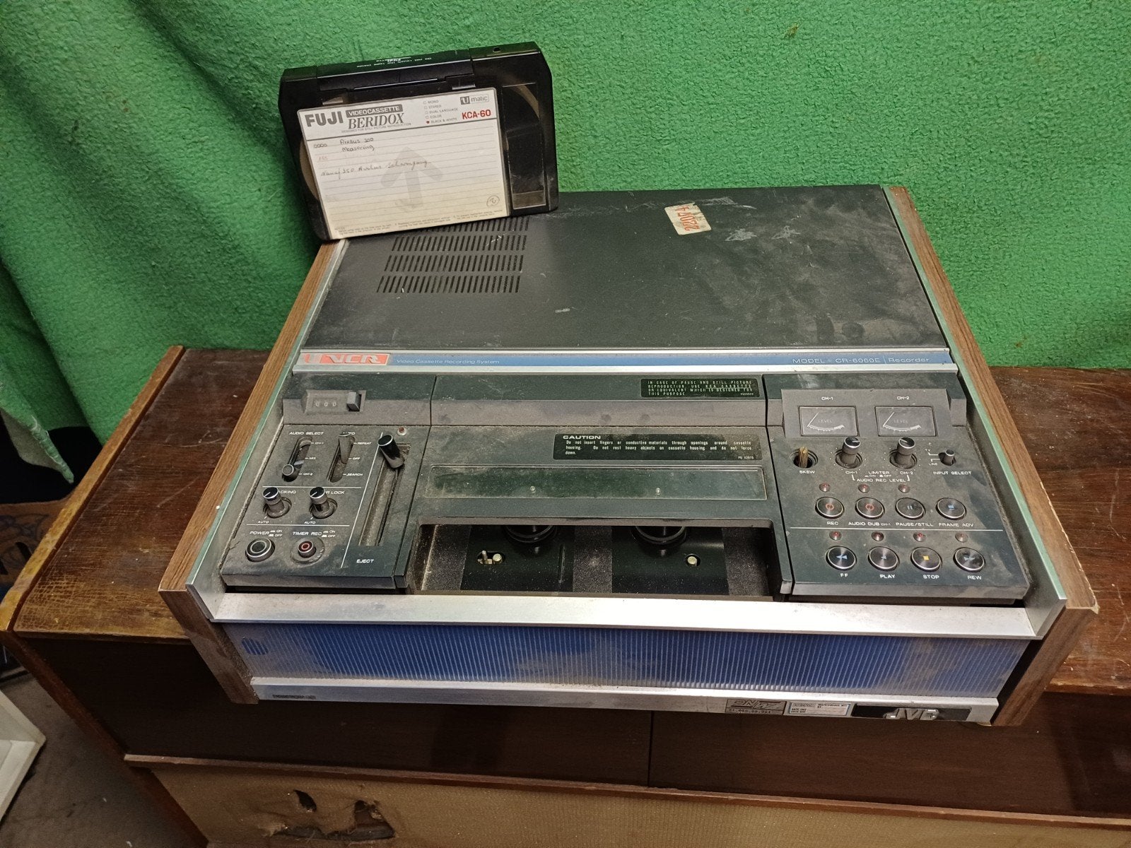 Jvc vcr recorder, Ophalen