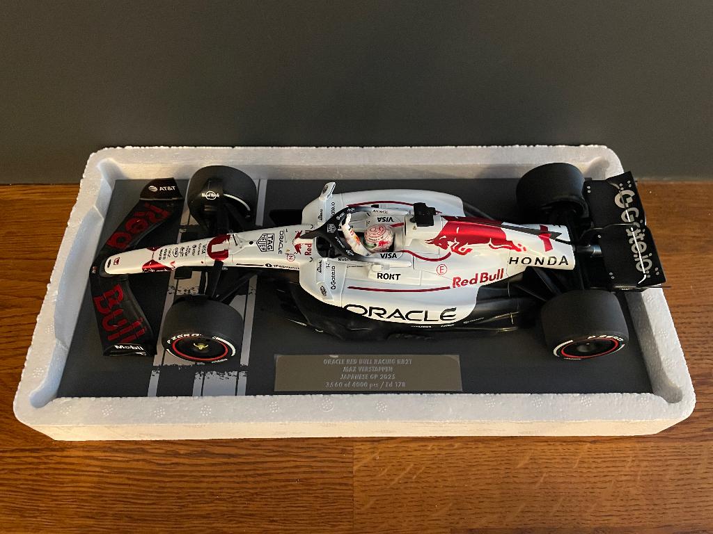 Verstappen Minichamps 1:18 RB21 GP Japan 2025 Special Livery, Ophalen of Verzenden, Nieuw, Auto, MiniChamps