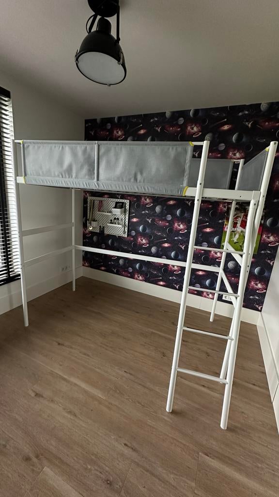 IKEA Vitval Hoogslaper - Wit met grijs, Ophalen, Gebruikt, Hoogslaper