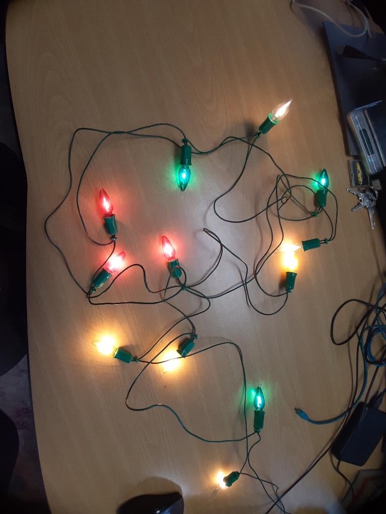 Vintage Splendor, Gekleurde kerstverlichting, Diversen, Kerst, Verzenden, Gebruikt