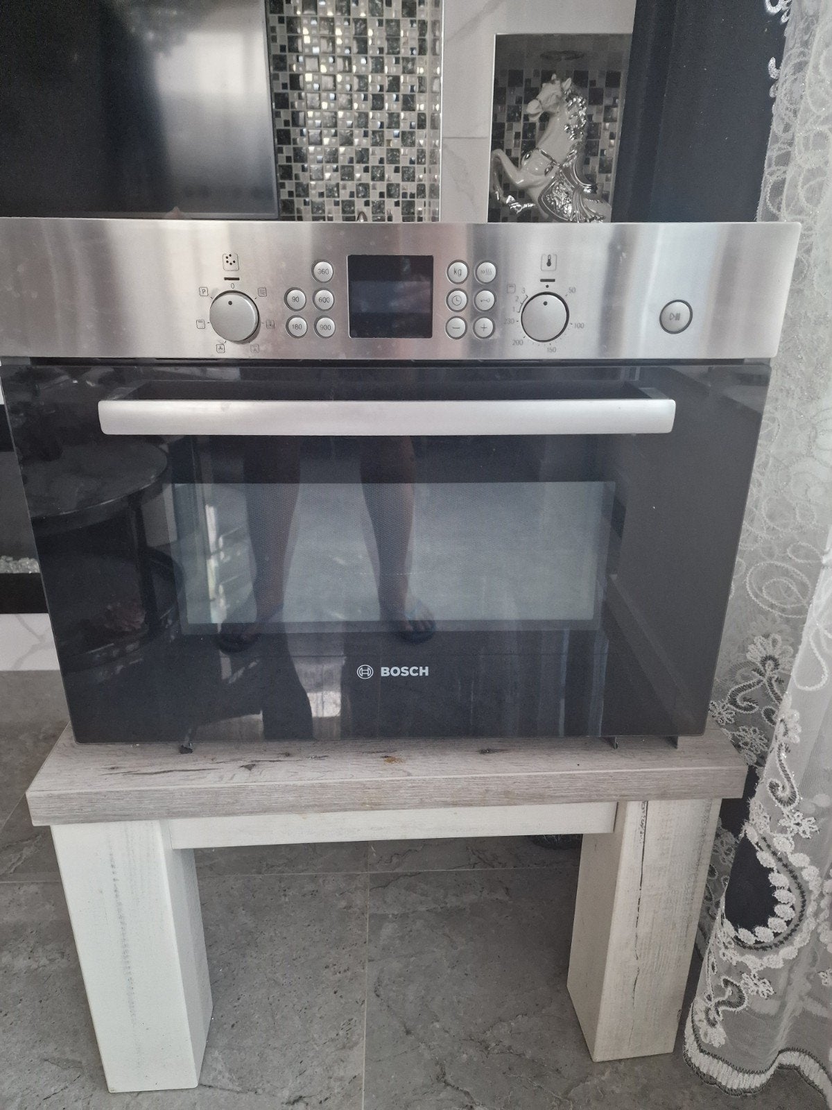 Merk Bosch inbouw combimagneetron €250, Ophalen of Verzenden