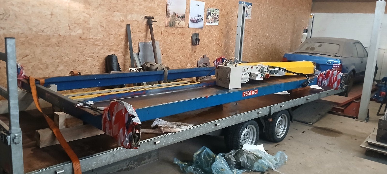 koni 4 koloms hefbrug 2500kg, Doe-het-zelf en Verbouw, Ophalen