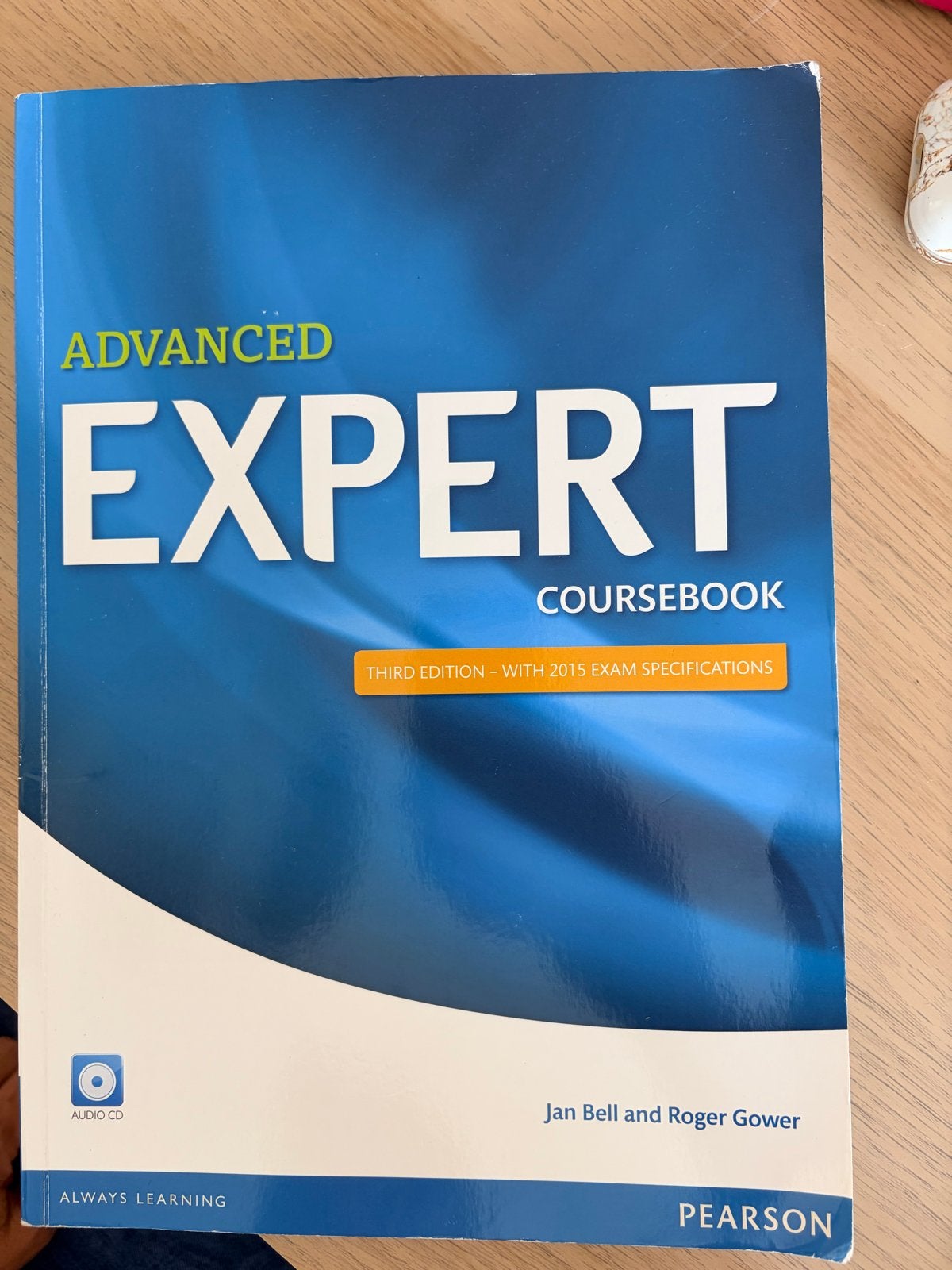Advanced Expert Coursebook Engels (3e editie, 2015) + CD, Ophalen of Verzenden, Alpha, Zo goed als nieuw, Overige niveaus